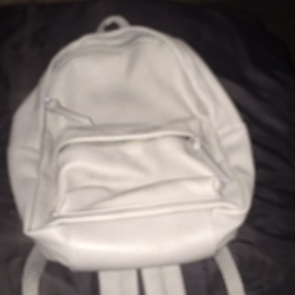 Grey mini backpack